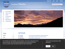 Tablet Screenshot of nesslau.ch
